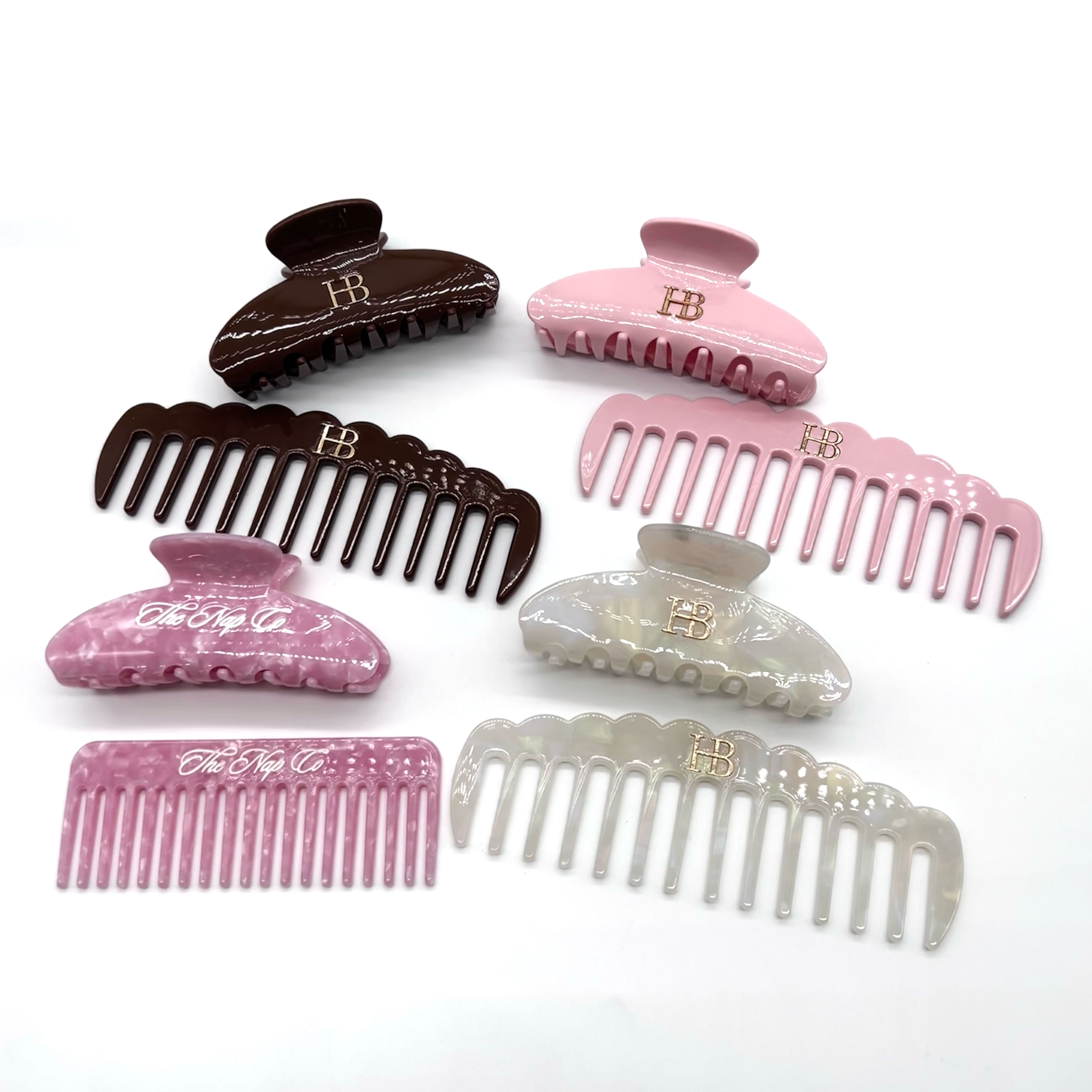 Pare de clipes de plástico baratos | Atualize para grampos de cabelo de acetato premium