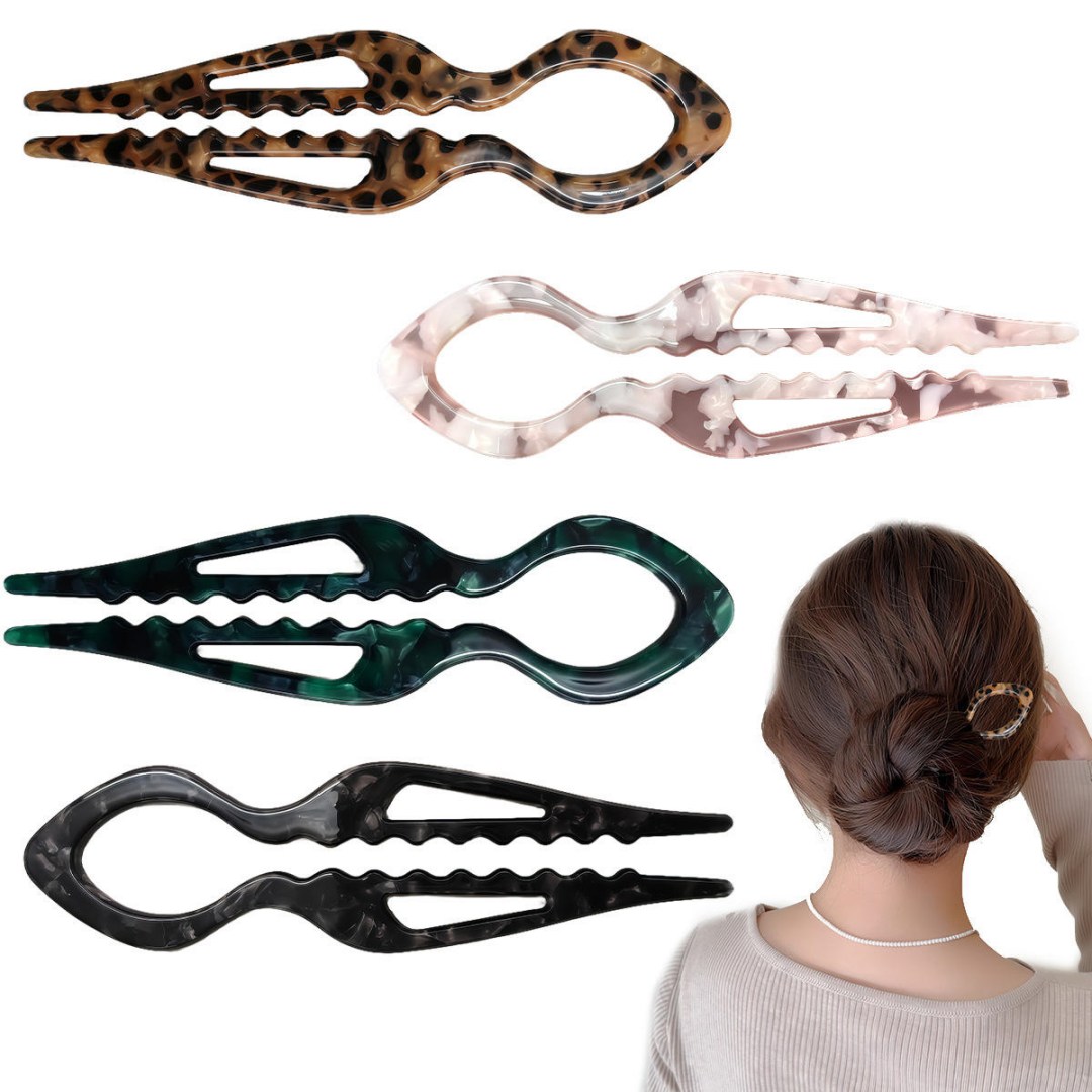 Atacado venda quente grampos de cabelo em u grampo de cabelo fashion logotipo personalizado grampos de cabelo em forma de u de acetato para mulheres