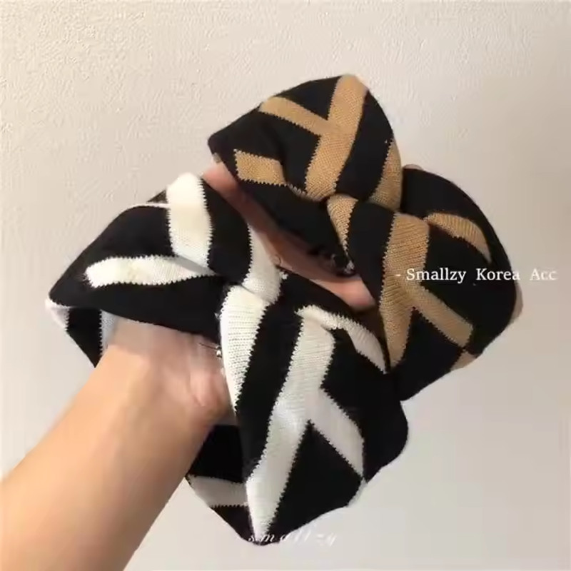 Fashion Cross Knited Bands Twist Knit Hair Band Spa Women Hairband